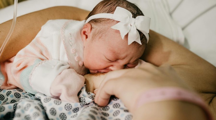 Newborn Baby Breastfeeding