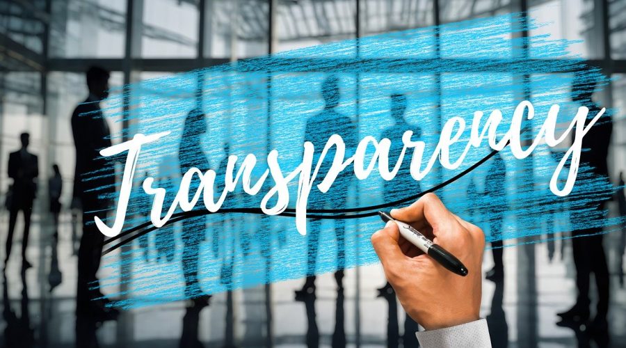 transparency, typography, write